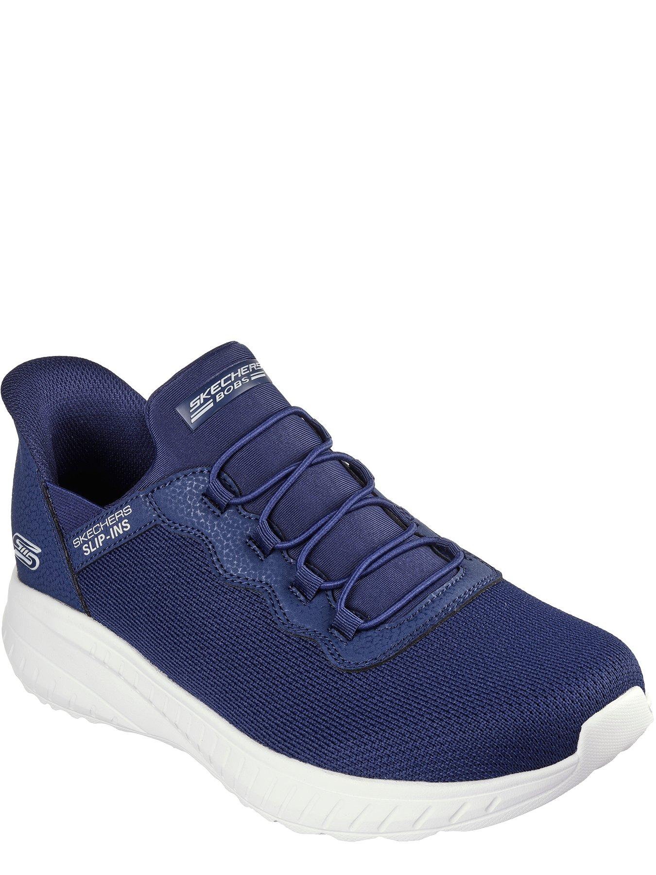 skechers-skechers-slip-ins-bobs-squad-chaos-trainers-navystillFront