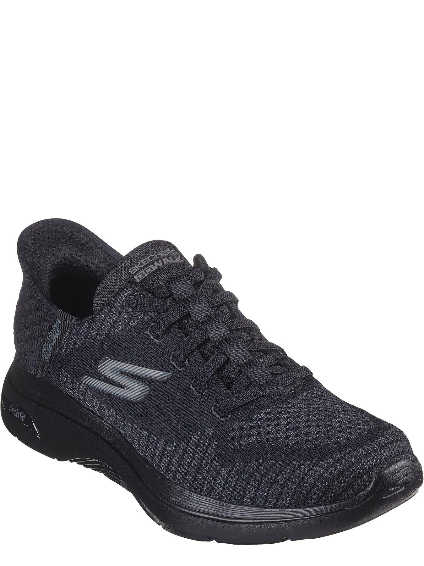 Skechers Skechers Slip-Ins Go Walk Arch Fit 2.0 Bungee Trainers - Black