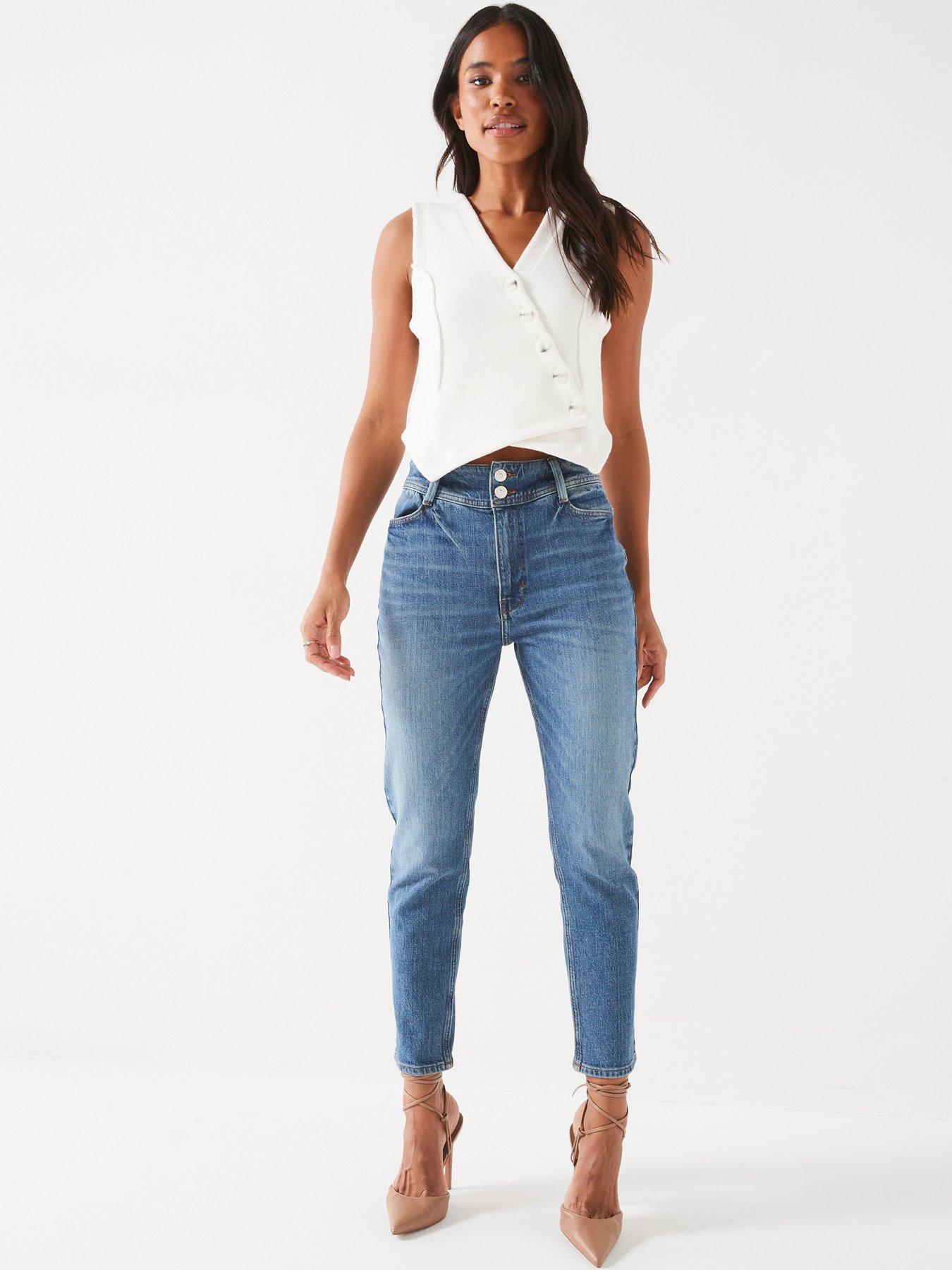 v-by-very-sculpt-slim-mom-tint-wash-jeans-tint-bluedetail