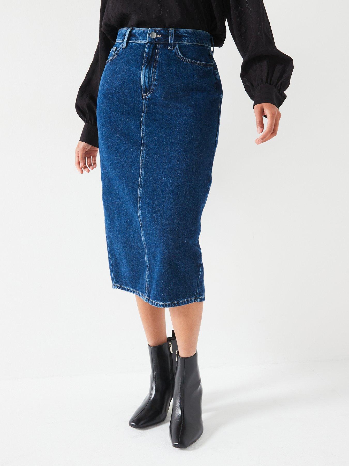 Very denim sale skirts