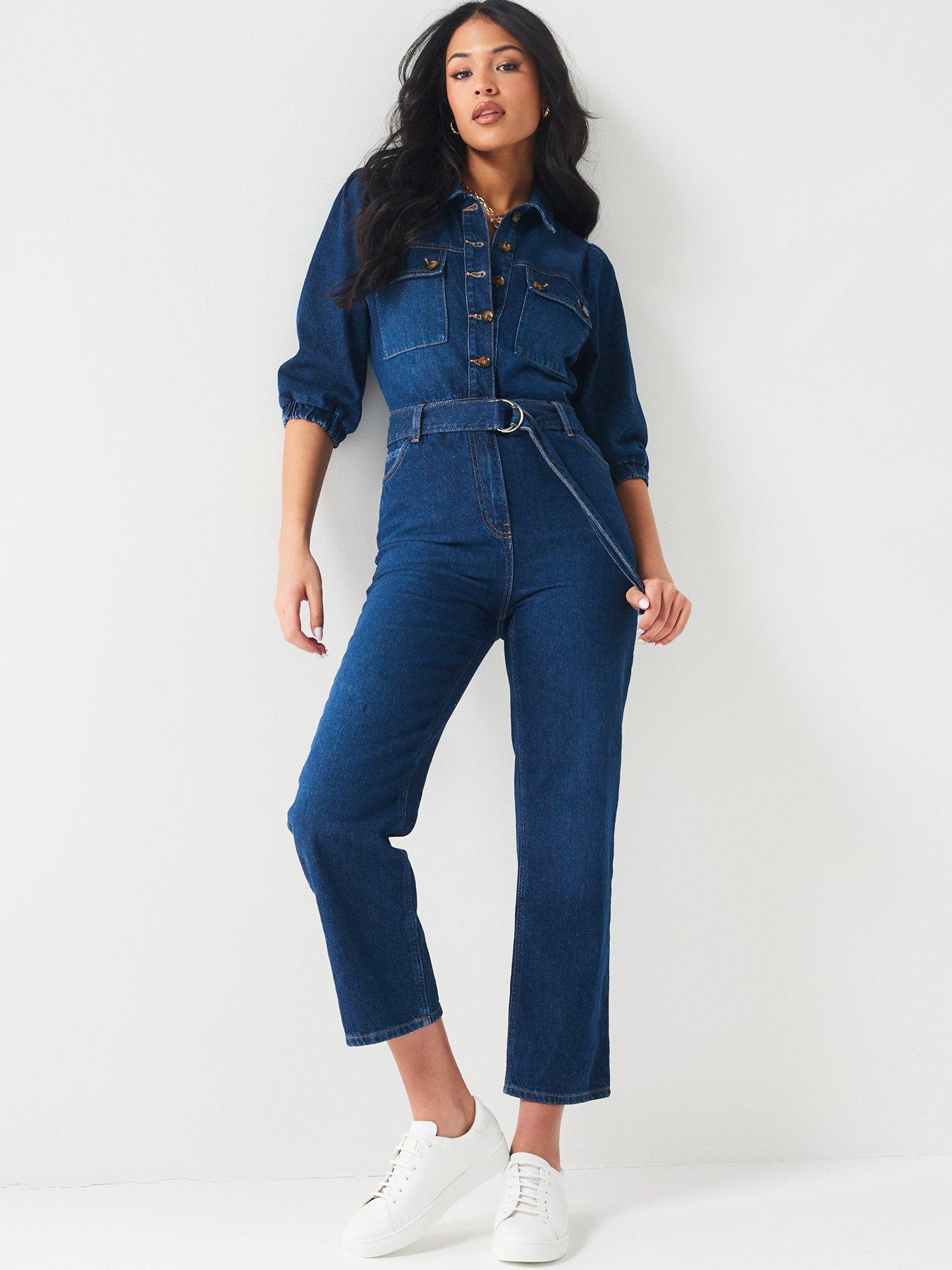 Very sales denim jumpsuit