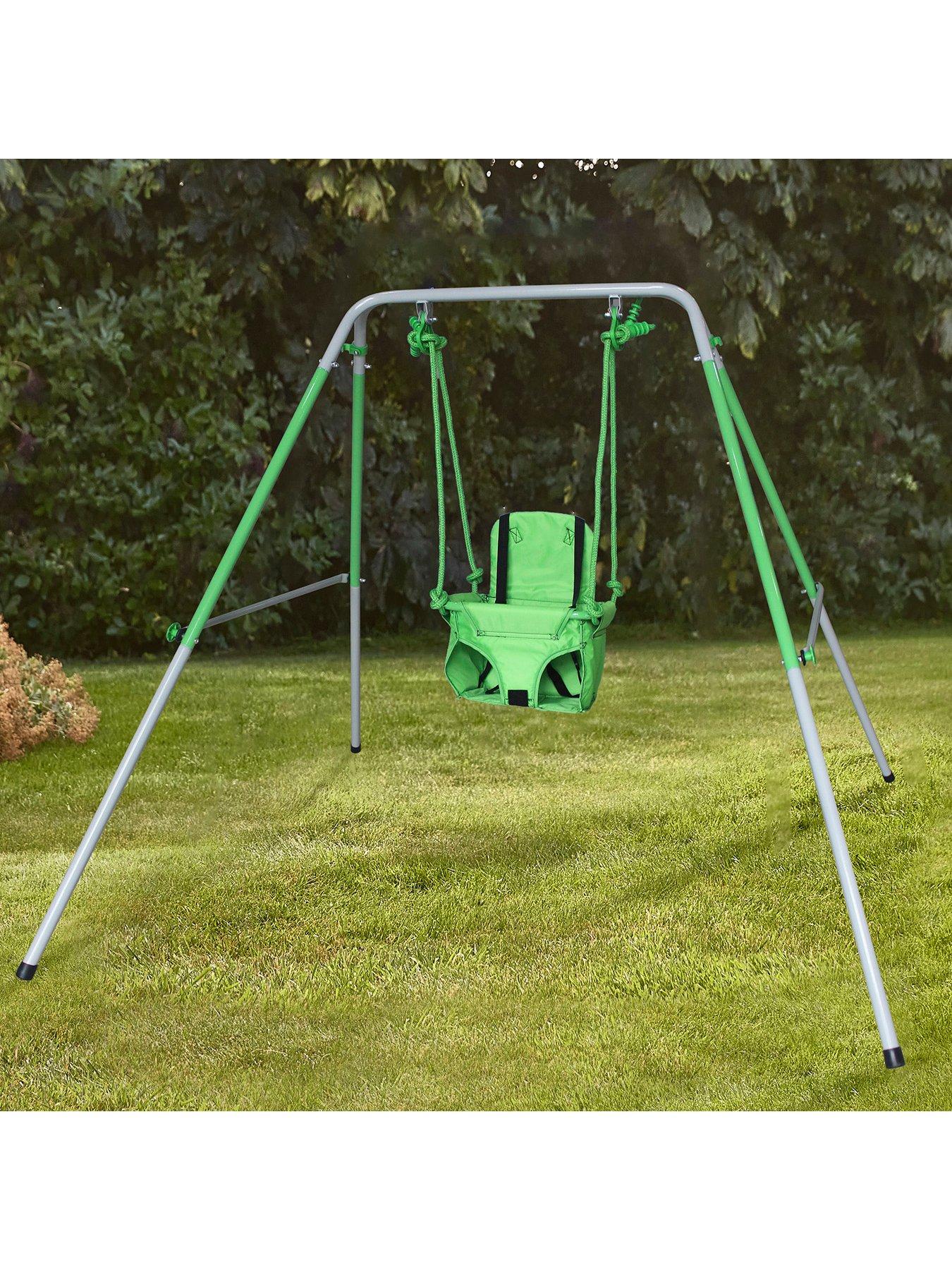 Image 5 of 5 of Sportspower Folding Nursery Swing With Fabric Seat