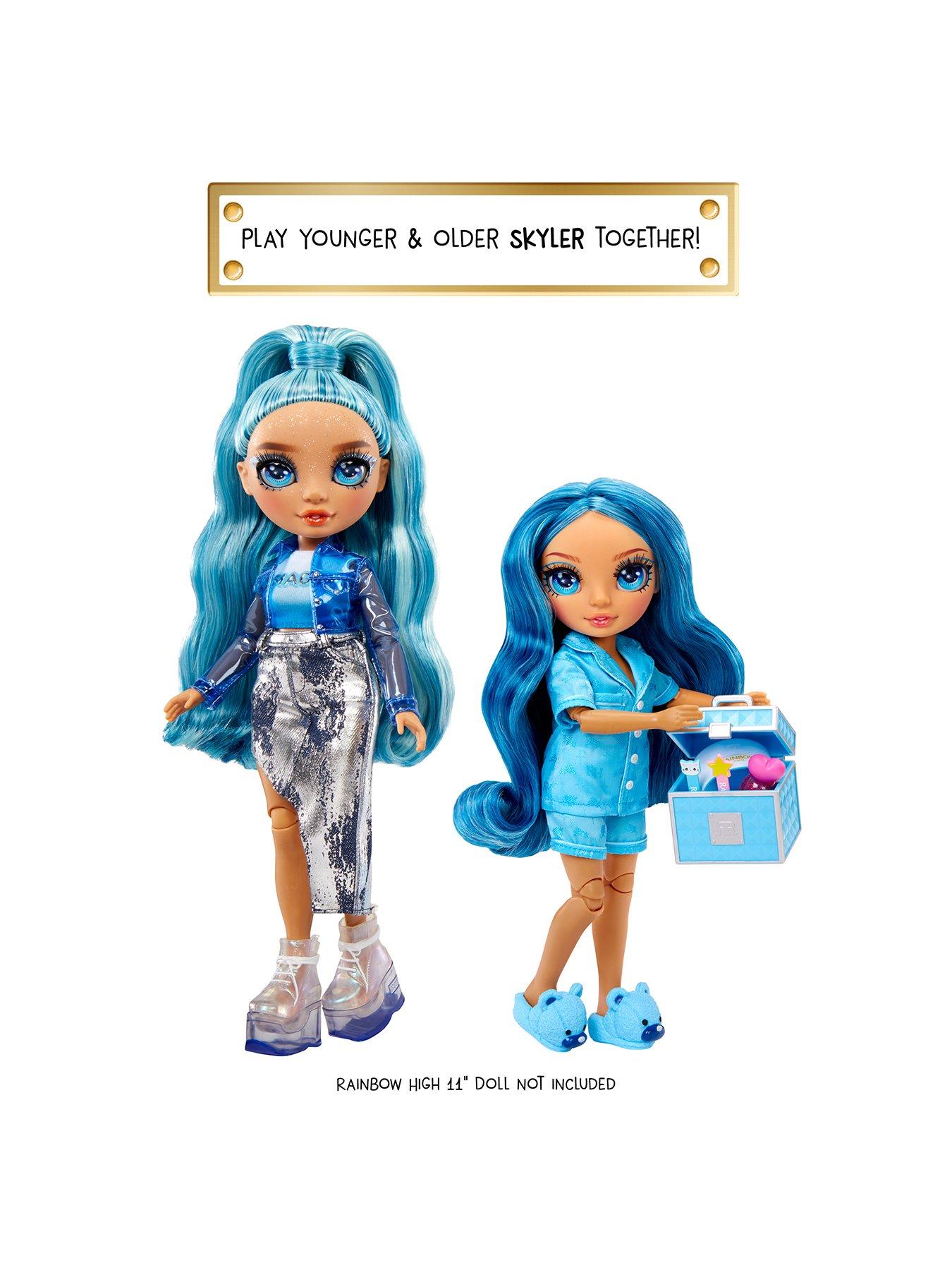 Image 4 of 8 of Rainbow High Junior High PJ Party Fashion Doll - Skyler (Blue)