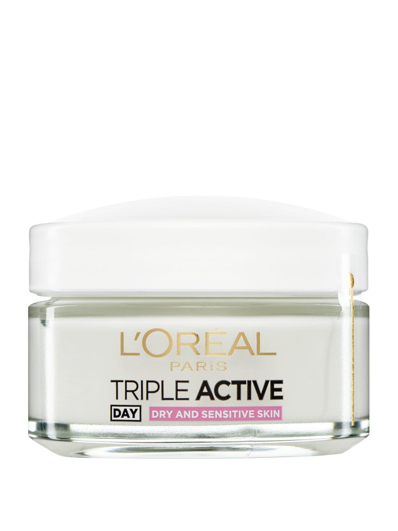Image 1 of 1 of L'Oreal Paris Triple Active Day Moisturiser Dry and Sensitive Skin -&nbsp;50ml