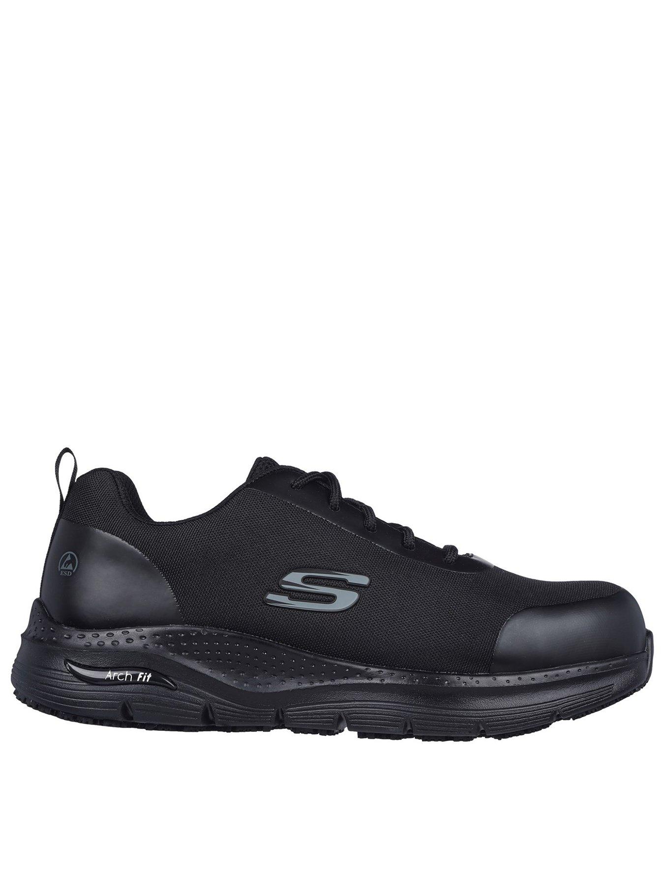 Skechers Skechers Arch Fit Sr Ringstap Trainer - Black