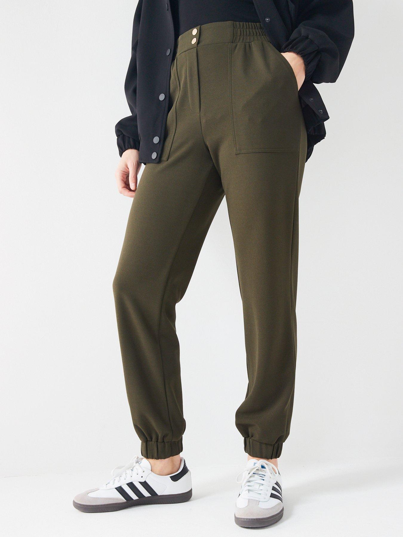 v-by-very-scuba-twill-formal-jogger-khaki