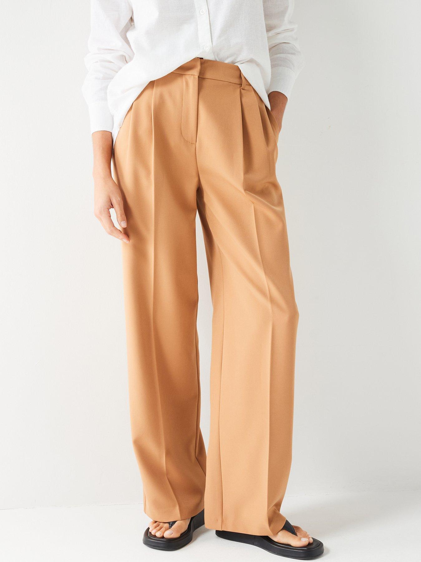 v-by-very-relaxed-tailored-trousers-brown