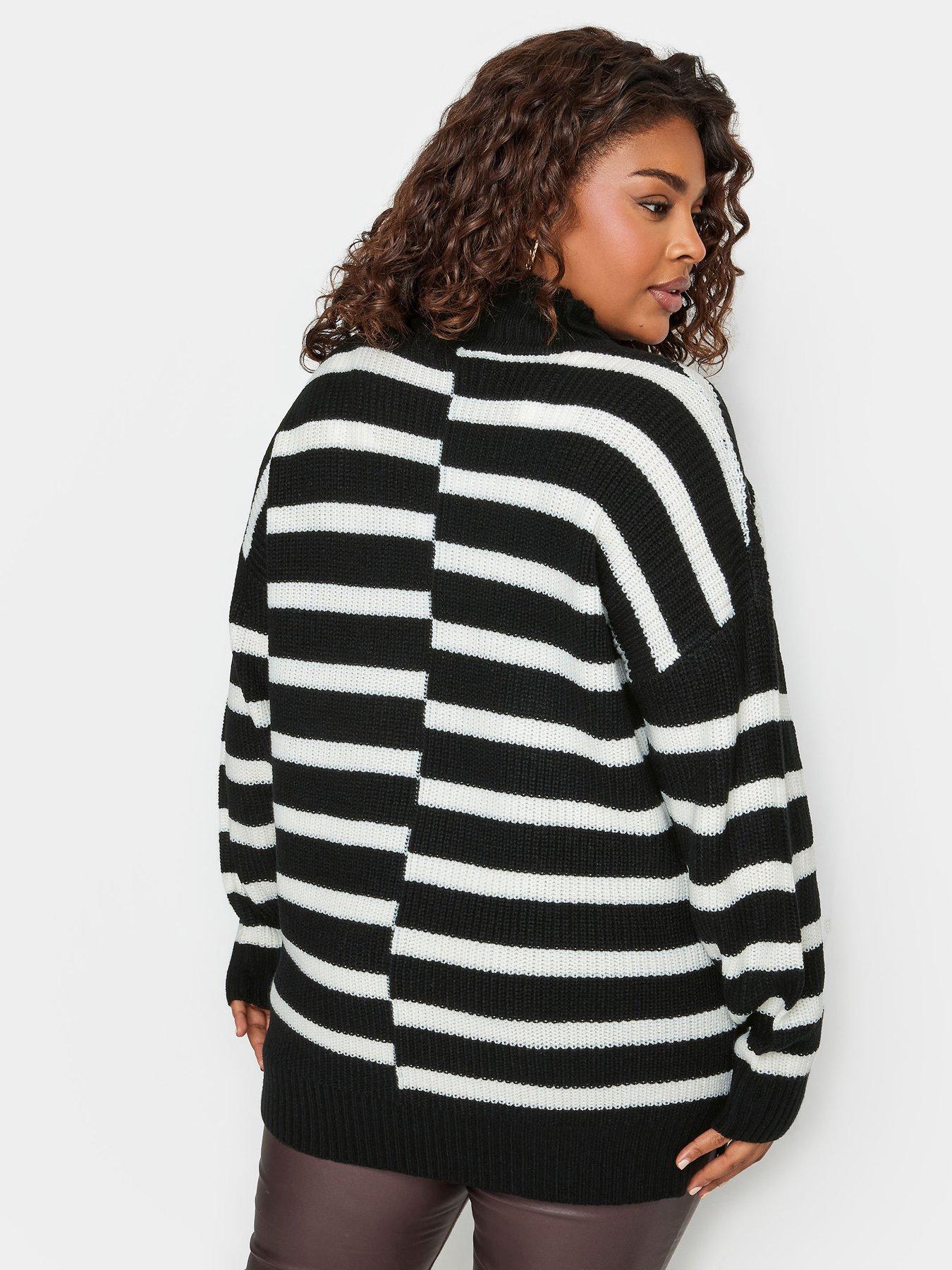 yours-yours-mis-matched-stripe-jumper-monostillFront