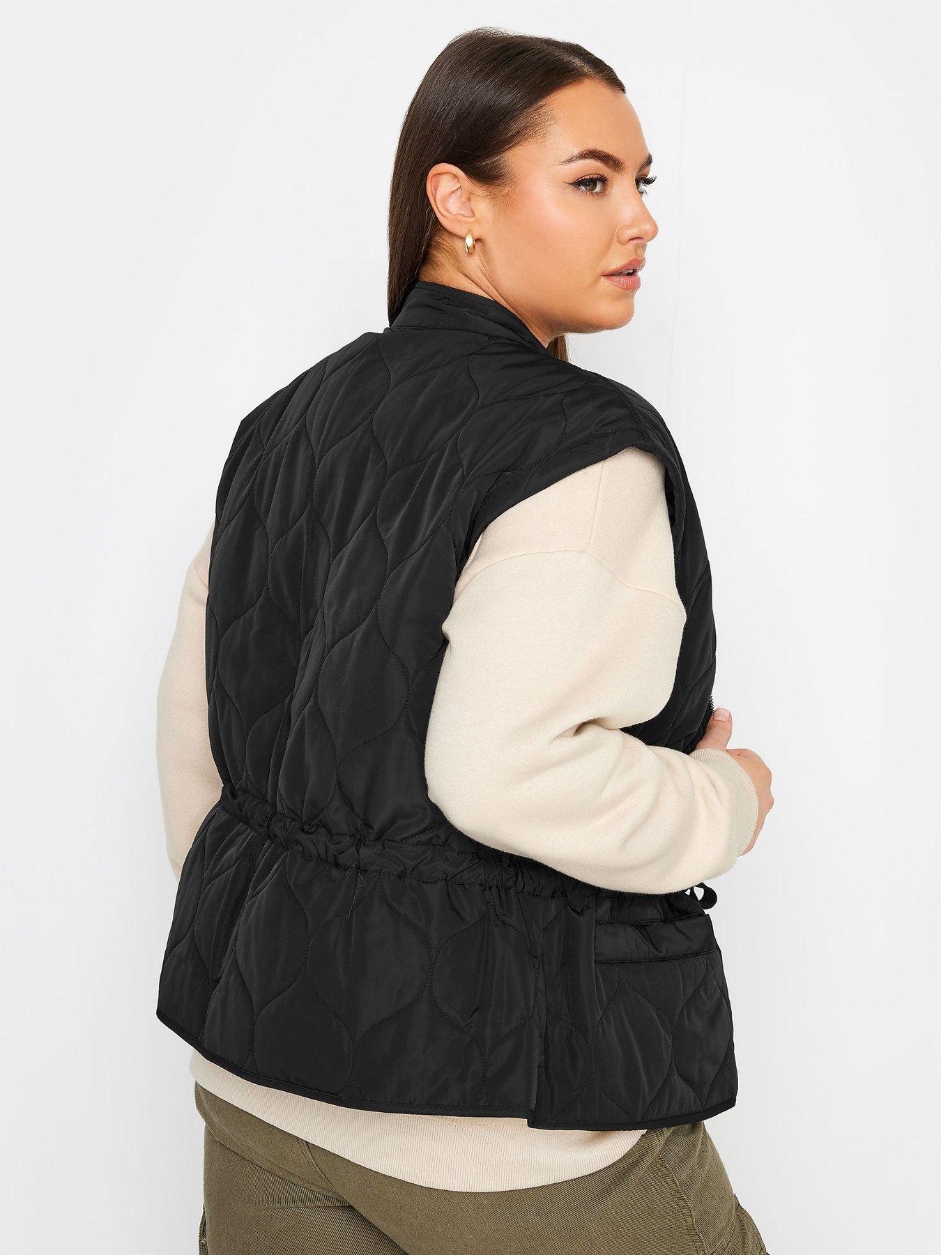 yours-crop-boxy-gilet--nbspblackstillFront