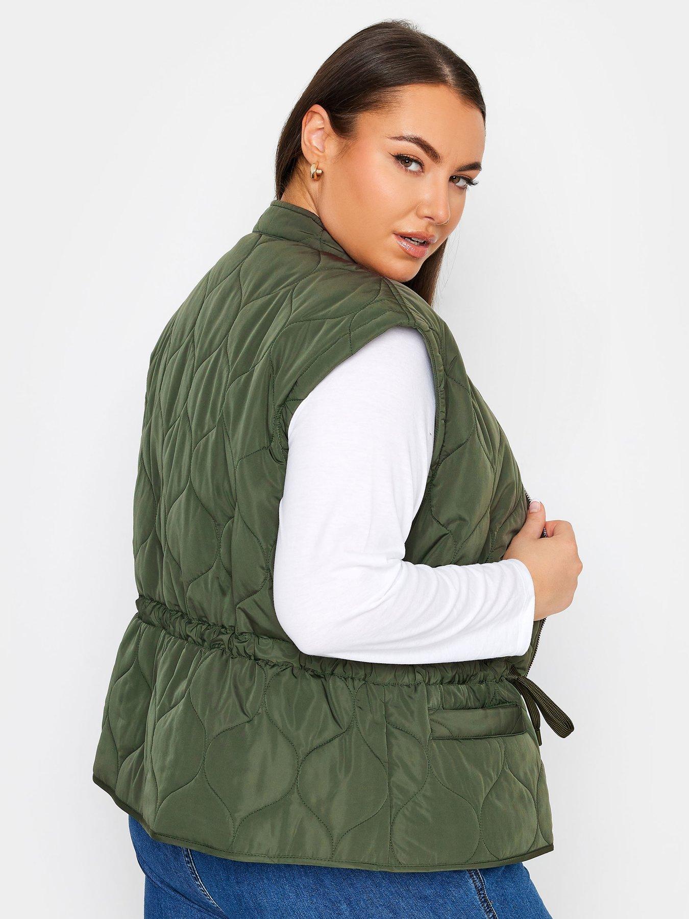 yours-crop-boxy-gilet-greenstillFront