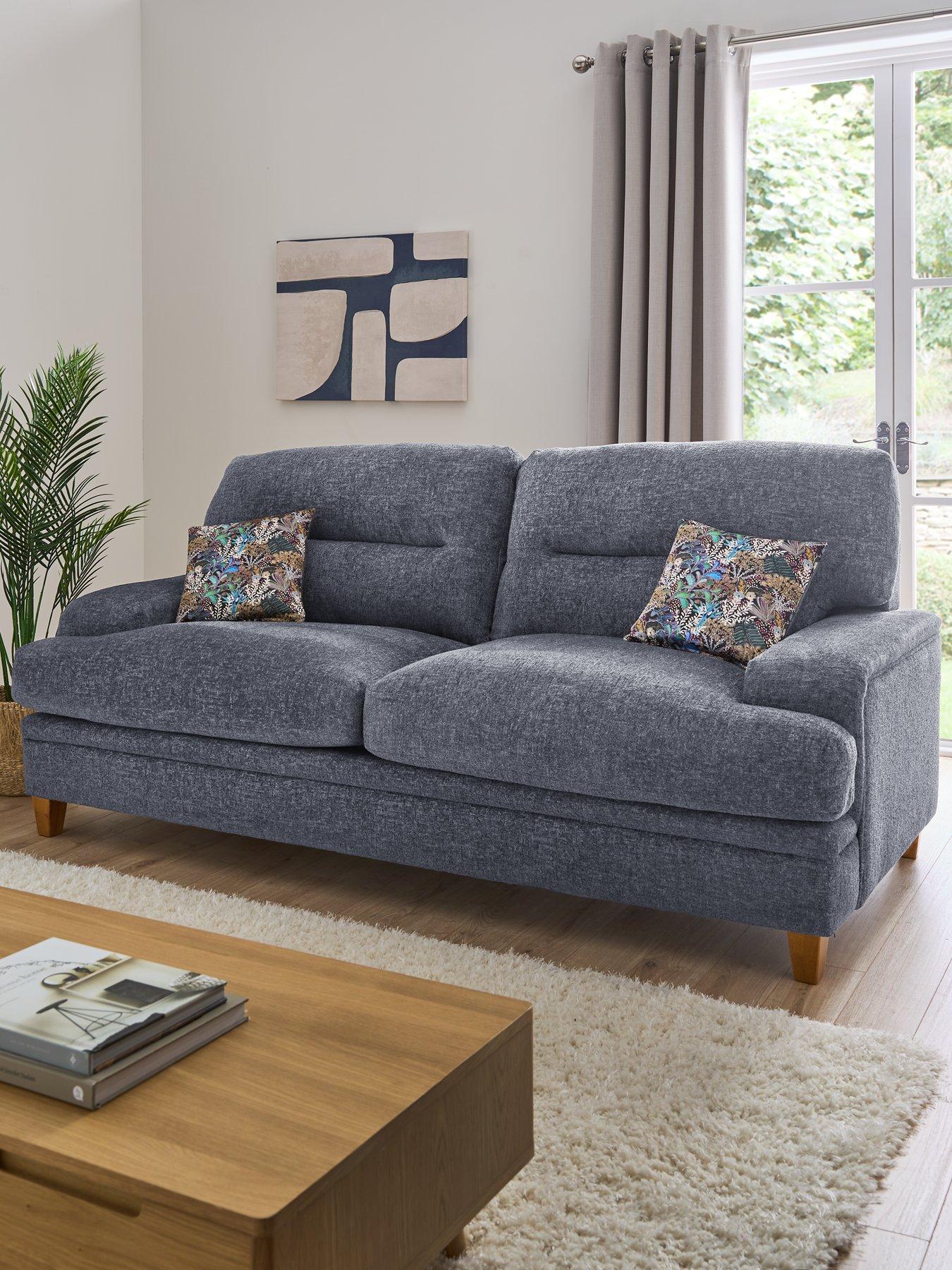 undefined Trieste 3 Seater Fabric Sofa