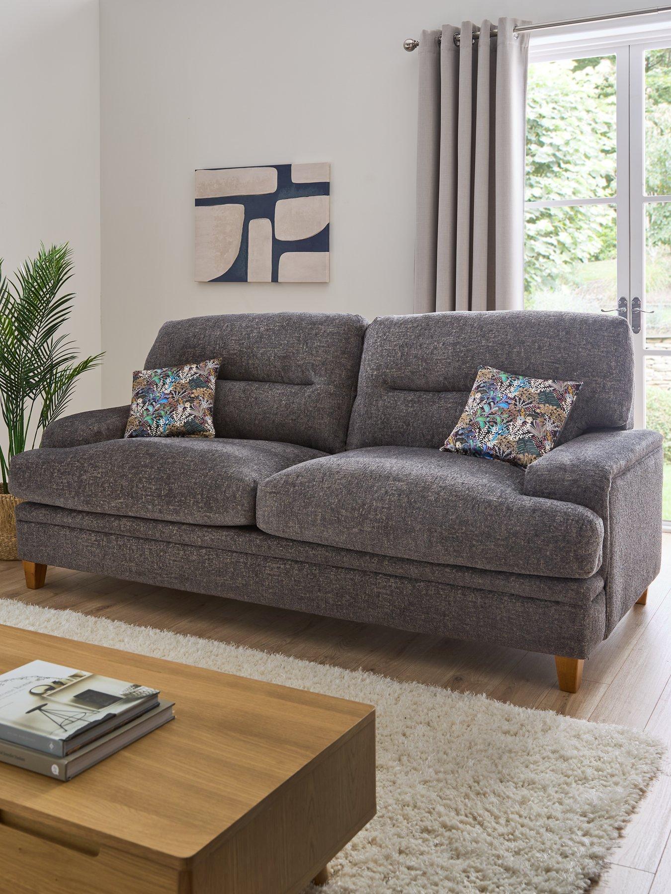 very-home-trieste-3-seater-fabric-sofa