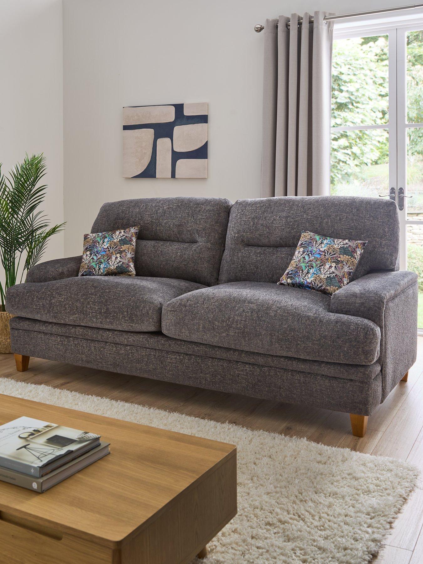 Image 1 of 5 of Very Home Trieste 3 Seater Fabric Sofa&nbsp;- Made to order in the UK