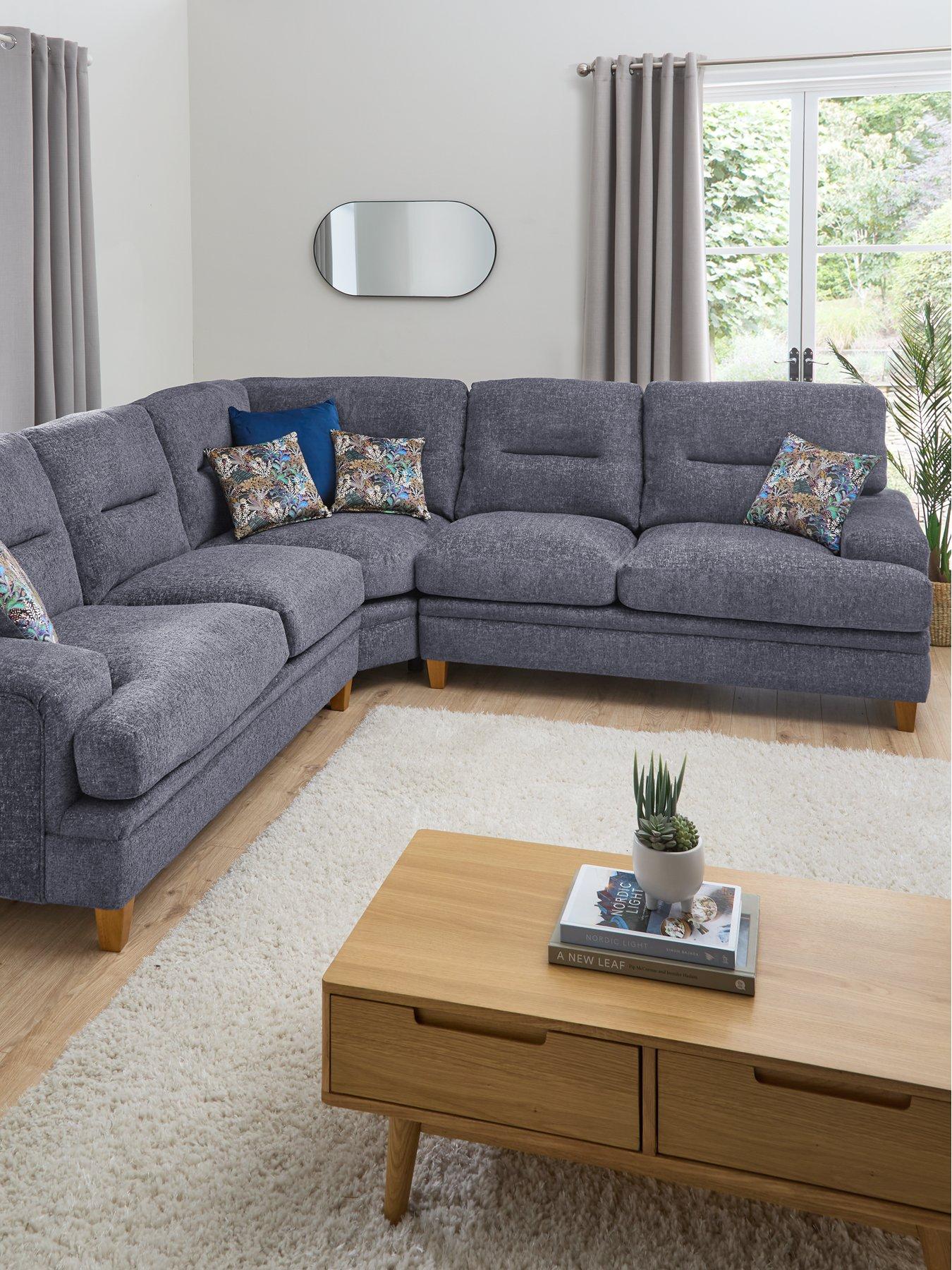 undefined Trieste Fabric Corner Group Sofa - Made in the UK