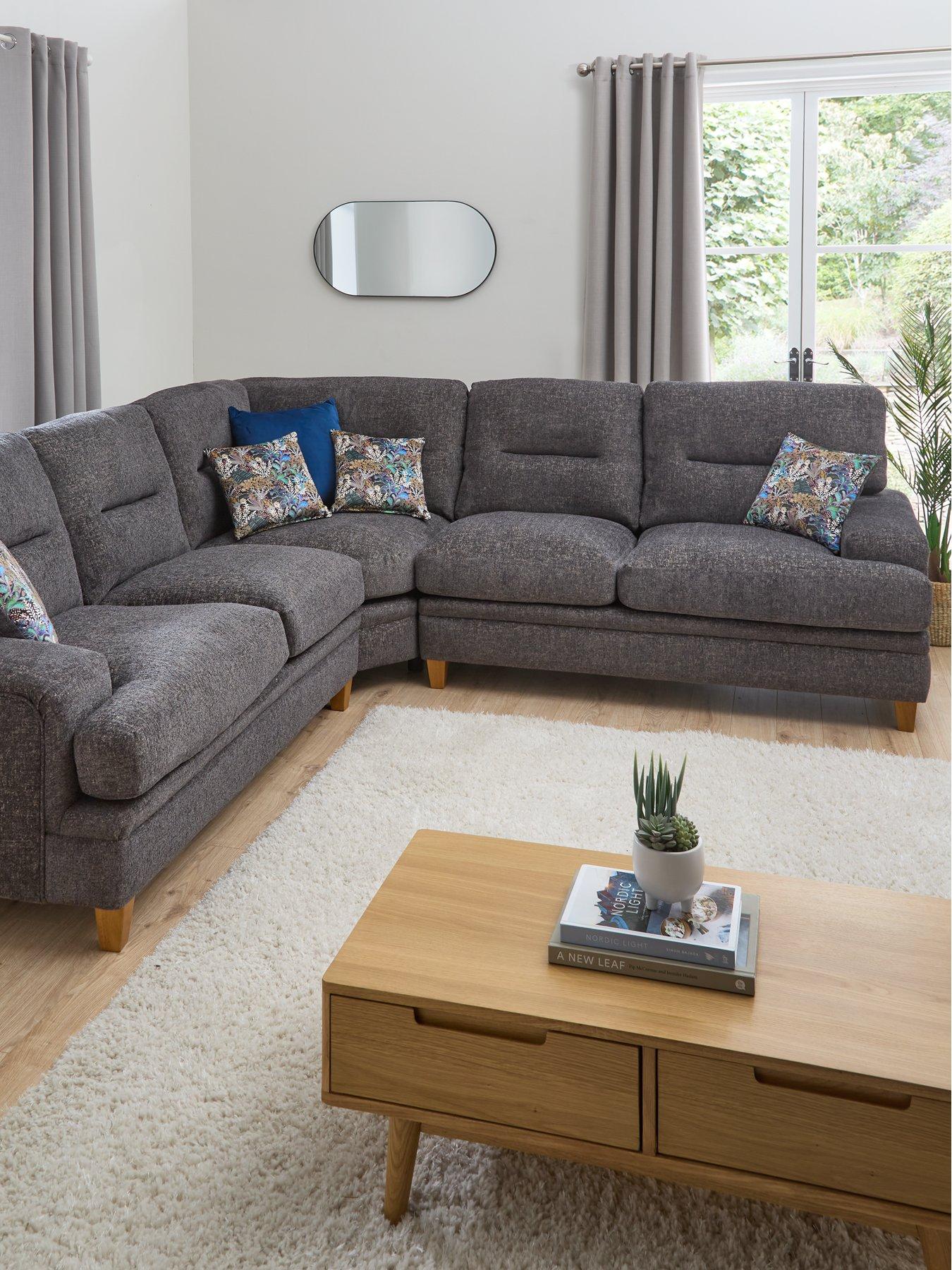 very-home-trieste-fabric-corner-group-sofa