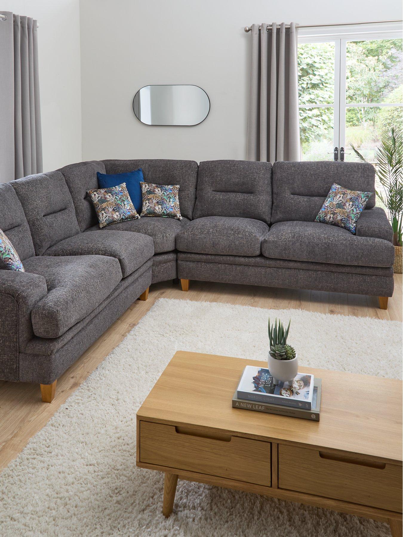 undefined Trieste Fabric Corner Group Sofa - Made in the UK