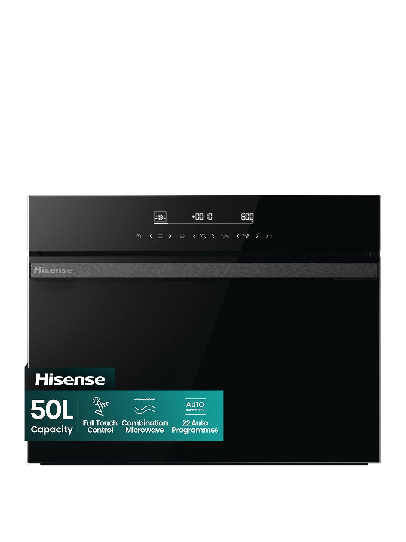 hisense-hi6-blackline-bim45342adbguk-built-in-multifunctional-compact-electric-single-oven-with-microwave-jet-black