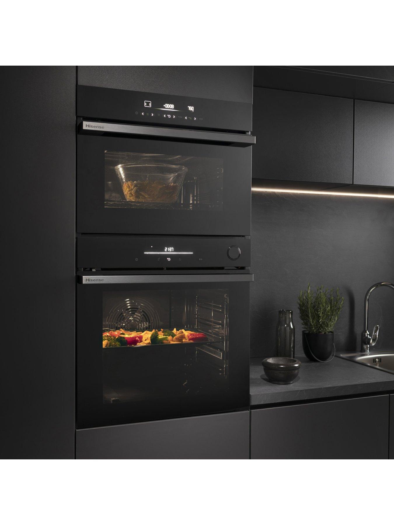 Image 6 of 7 of Hisense Hi6 BlackLine BIM45342ADBGUK Built-In Multifunctional Compact Electric Single Oven with Microwave - Jet Black