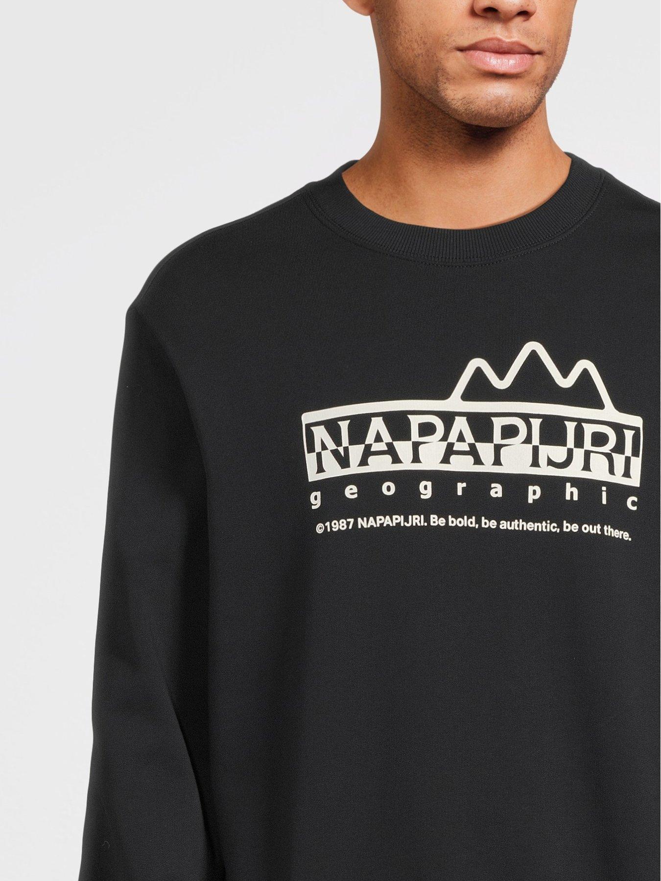 napapijri-mens-faber-crew-sweatshirt-blackoutfit