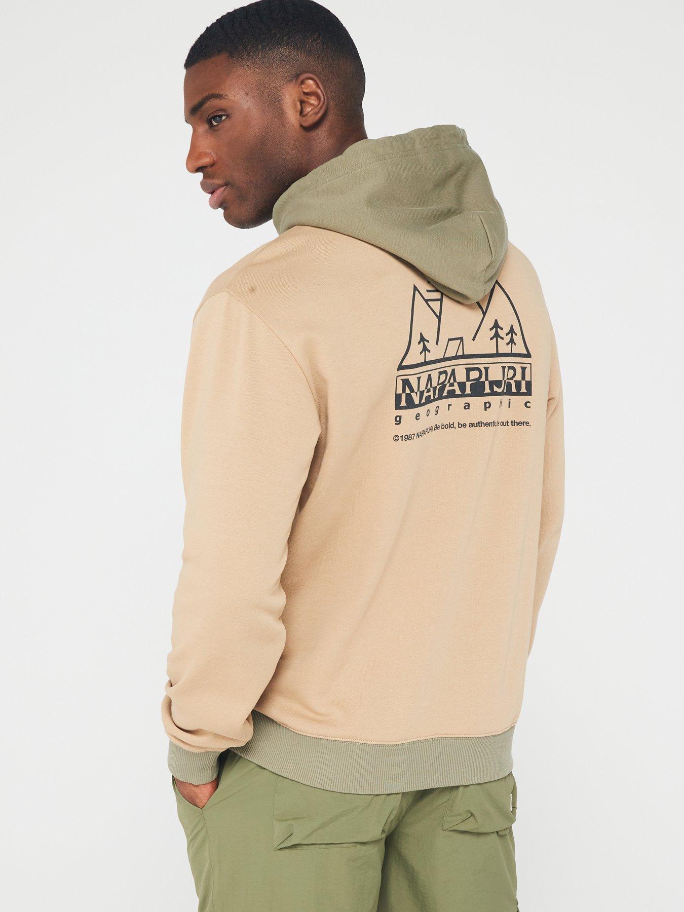 napapijri-mens-faber-overhead-hoodie-beigestillFront