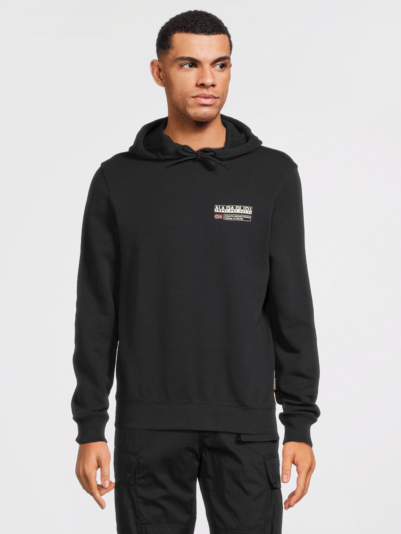 napapijri-mens-kasba-overhead-hoodie-black