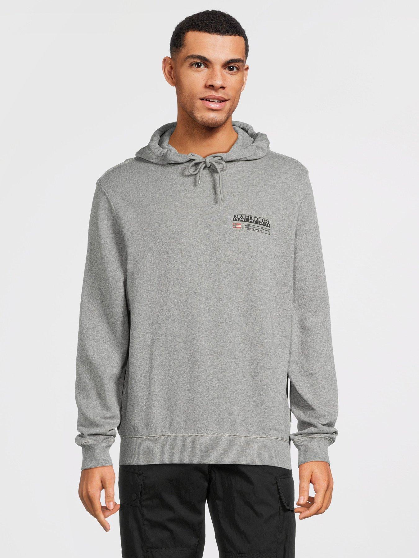 napapijri-mens-kasba-overhead-hoodie-grey