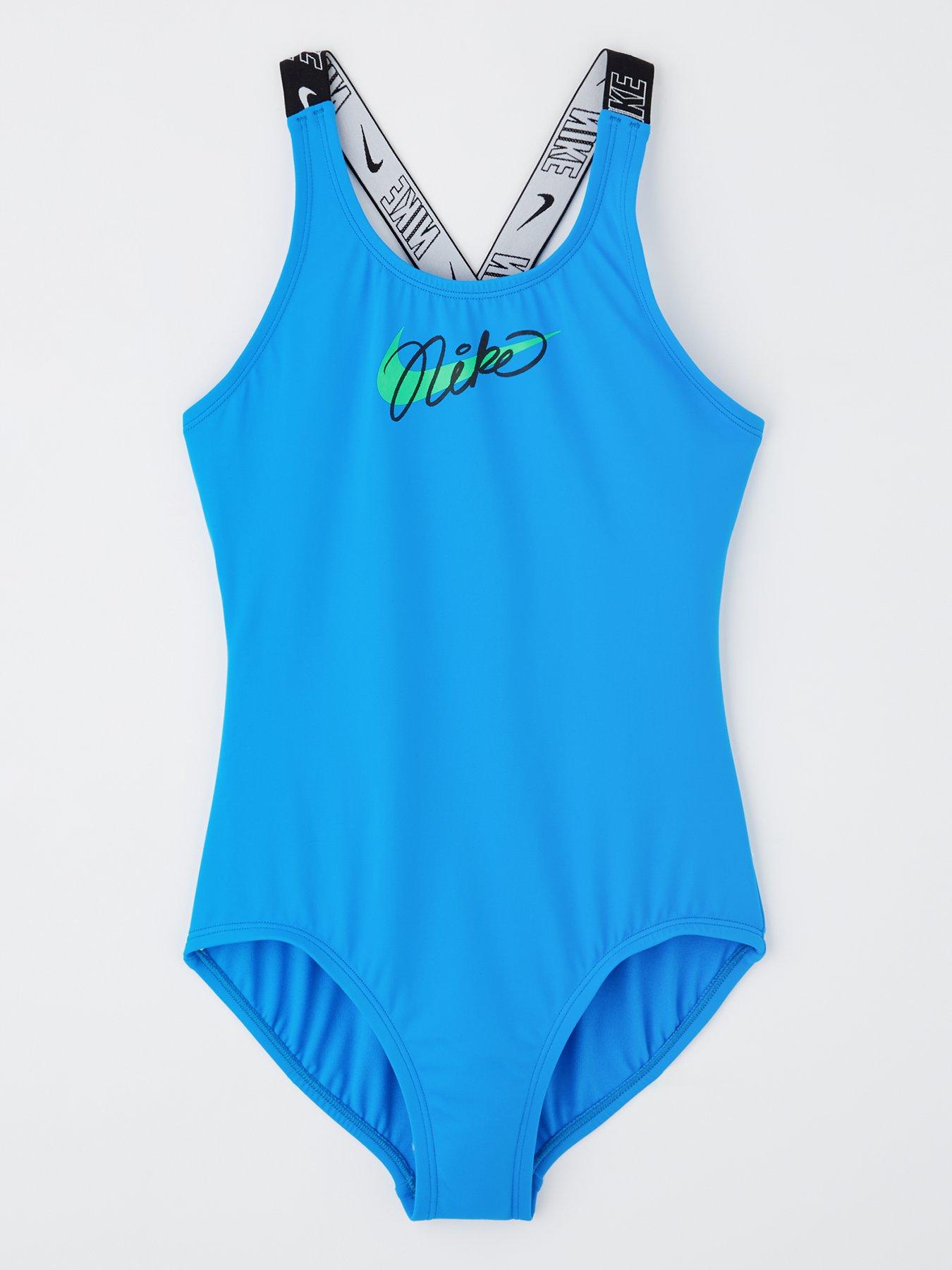 nike-logo-tape-girls-crossback-one-piece-blue