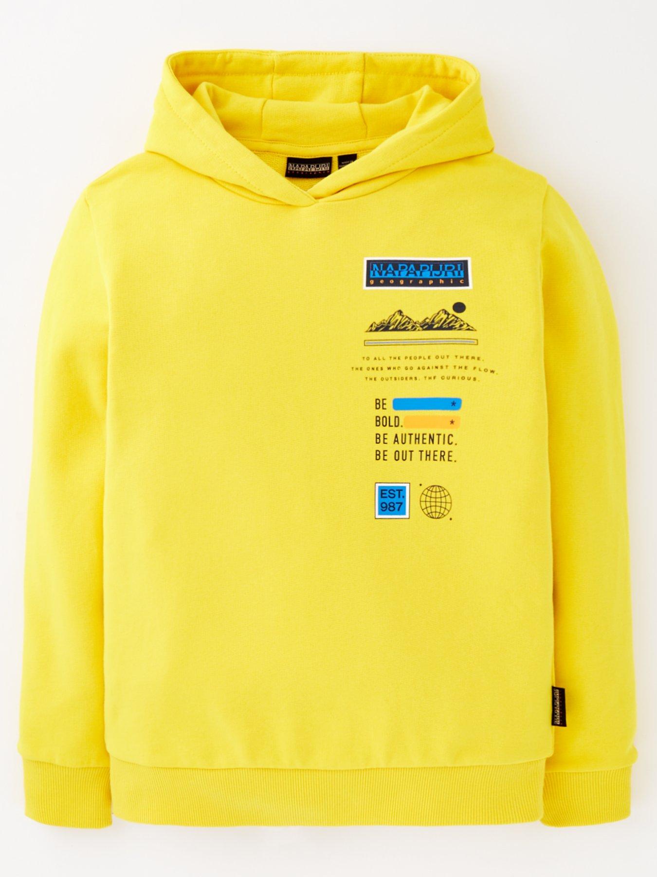 napapijri-kids-liard-overhead-hoodie-yellow