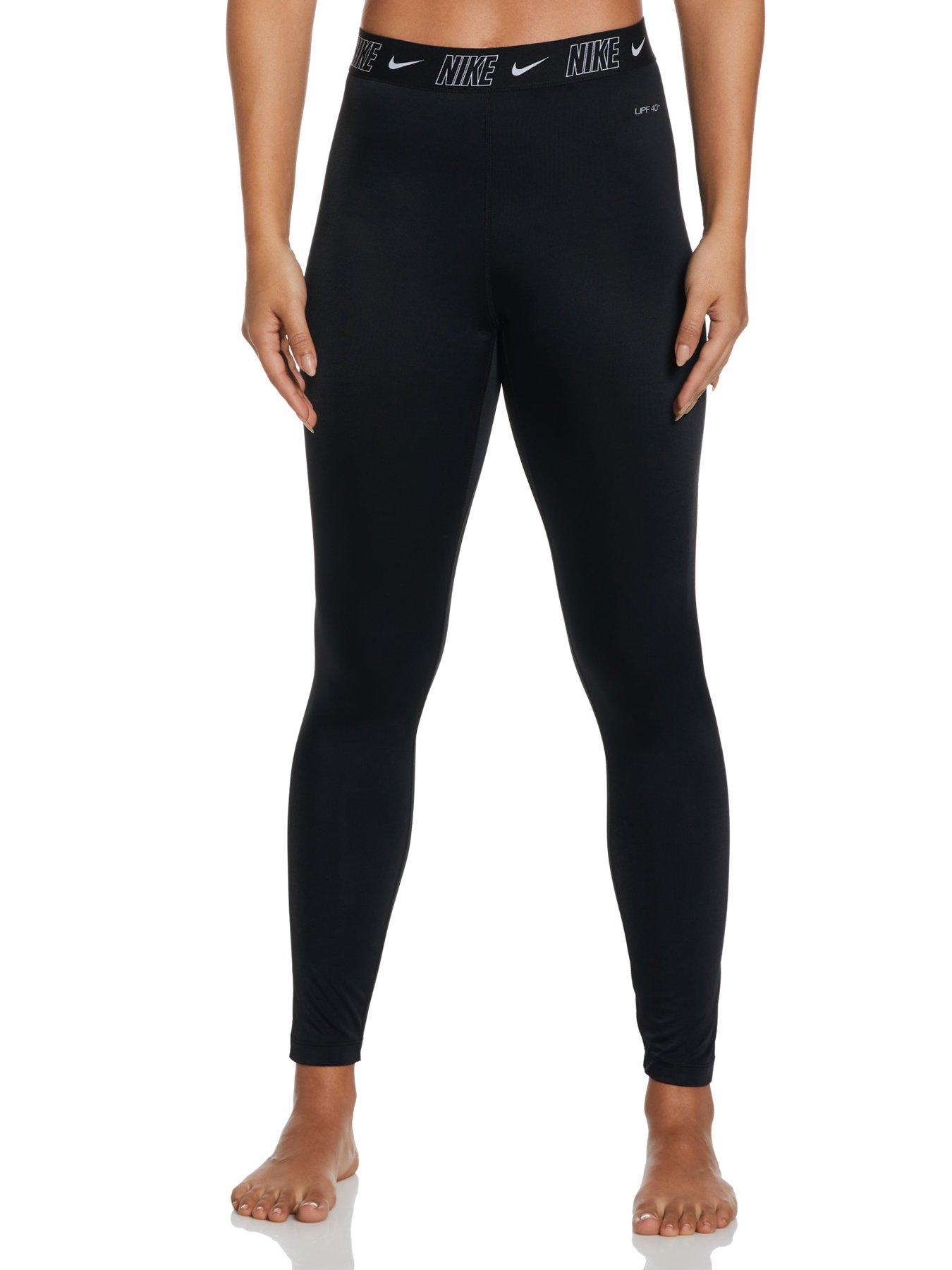 Nike Pants Womens XS Black Gray Dri Fit Leopard Print High Rise Leggings