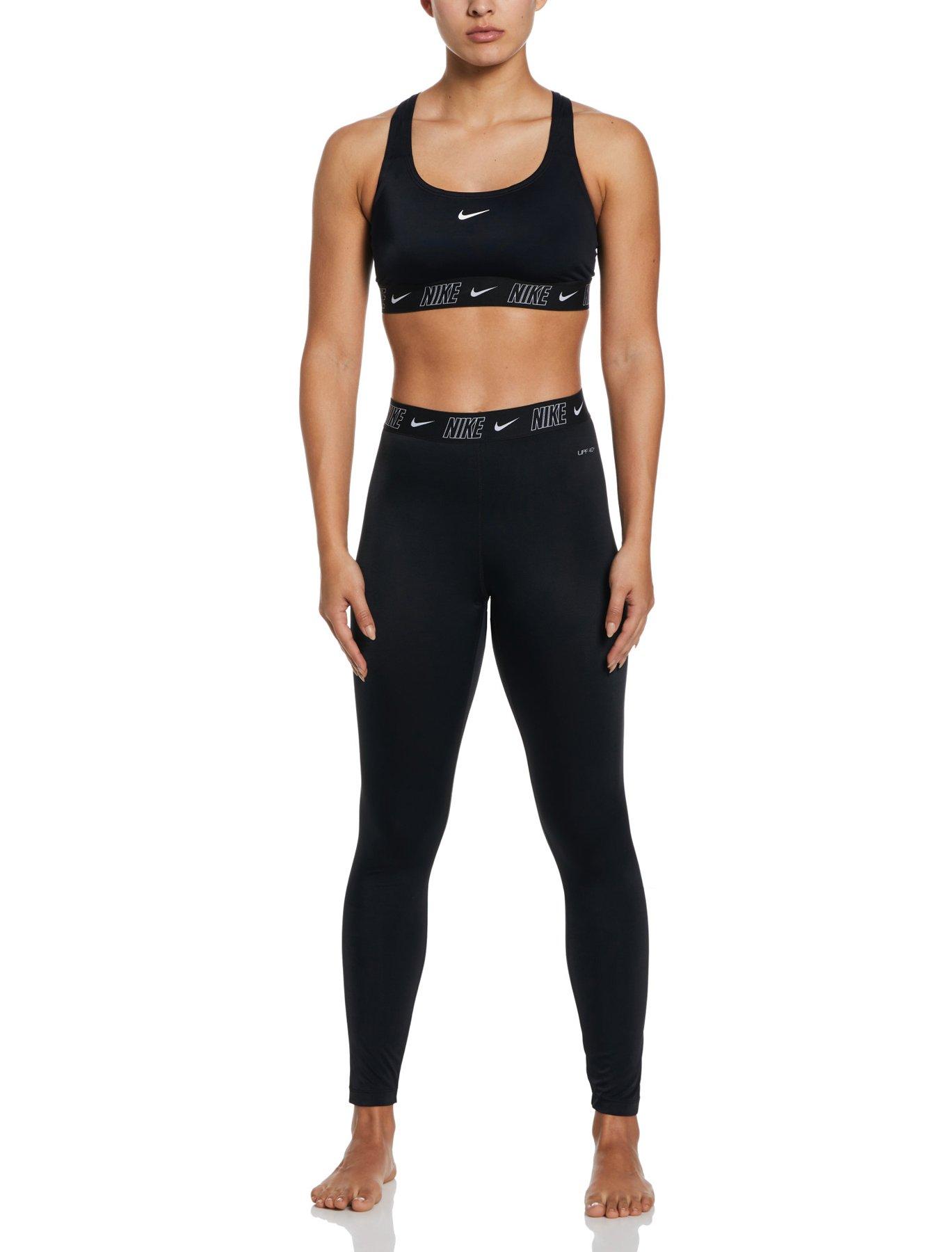 Nike Women s Fusion Logo Tape Fitness High Waist Legging Black Very Ireland