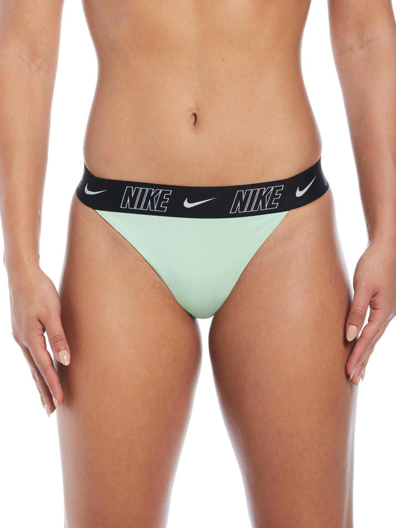 nike-womens-fusion-logo-tape-fitness-banded-bottom-green