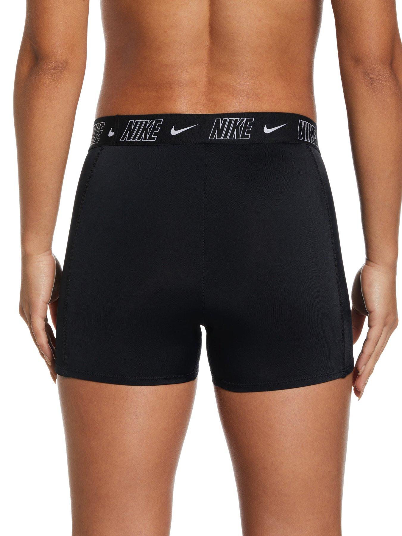 nike-womens-fusion-logo-tape-fitness-kickshort-blackstillFront