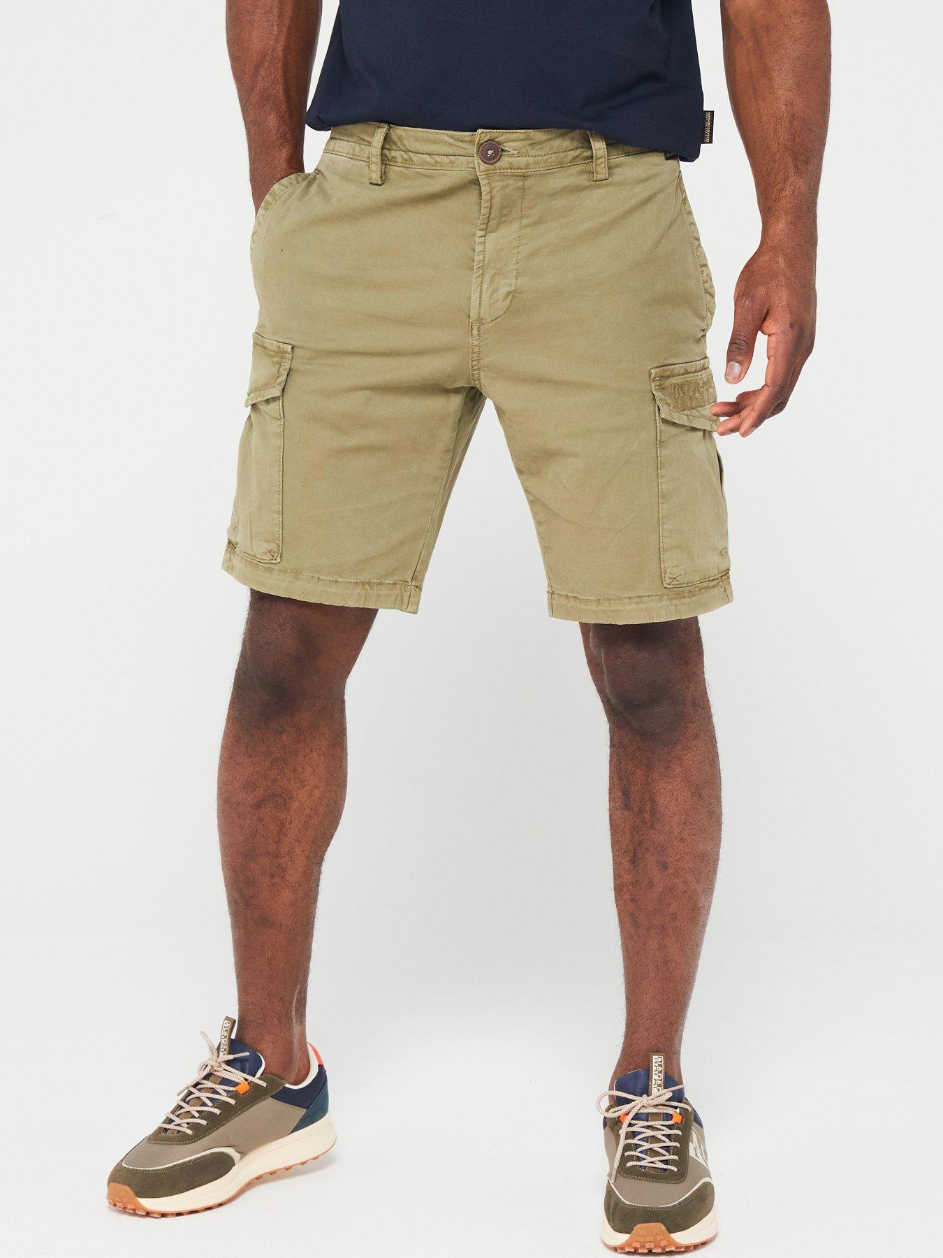 napapijri-mens-deline-shorts-green