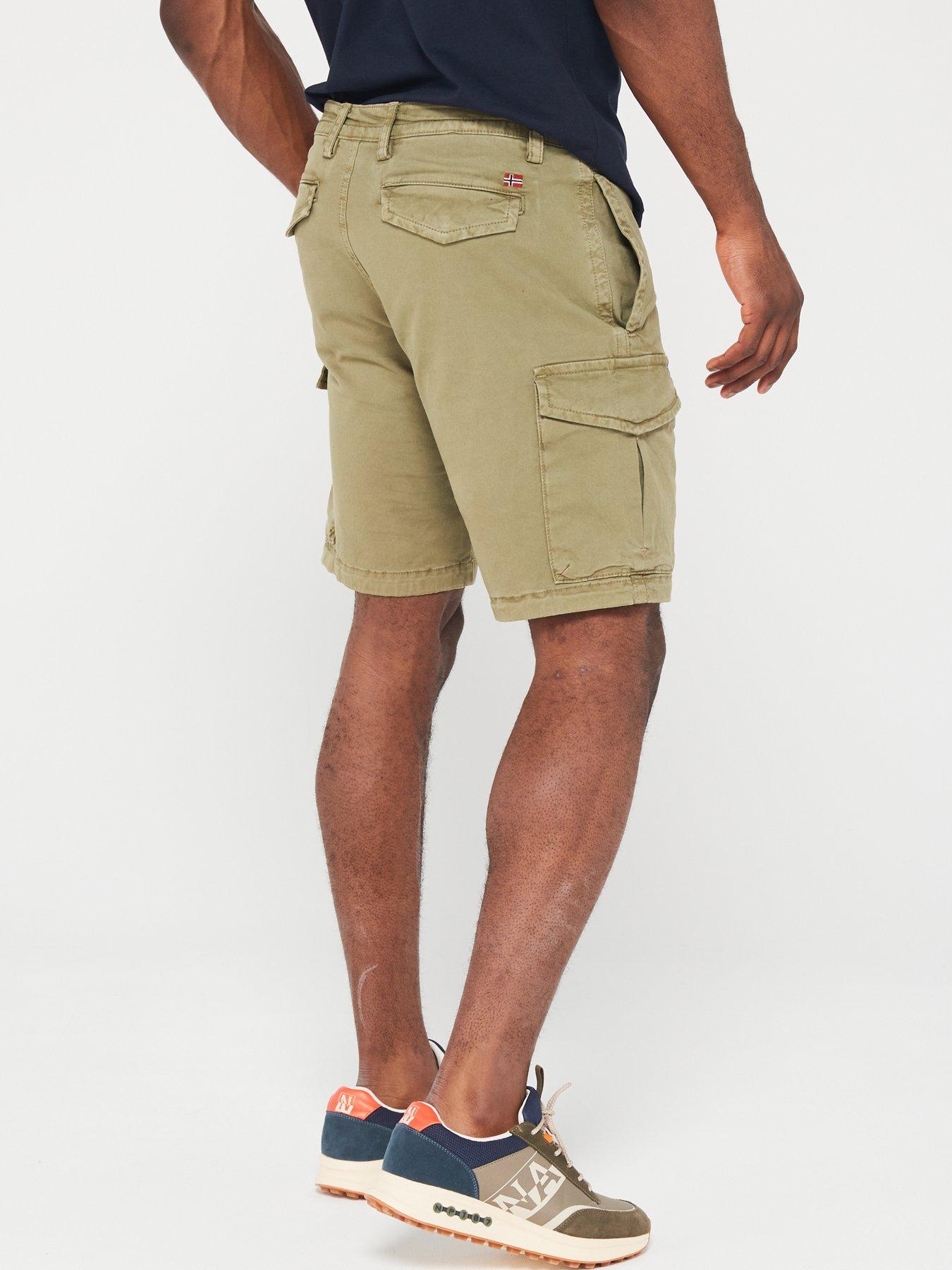 napapijri-mens-deline-shorts-greenstillFront