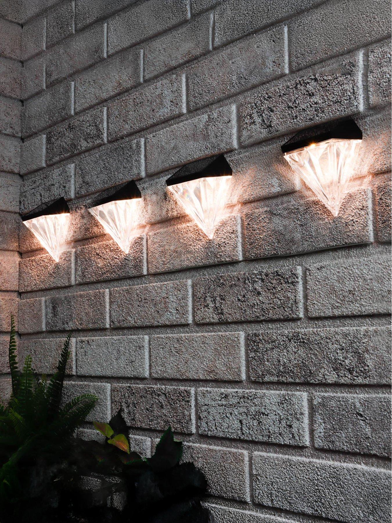 streetwize-solar-diamond-fence-lights-pack-of-4