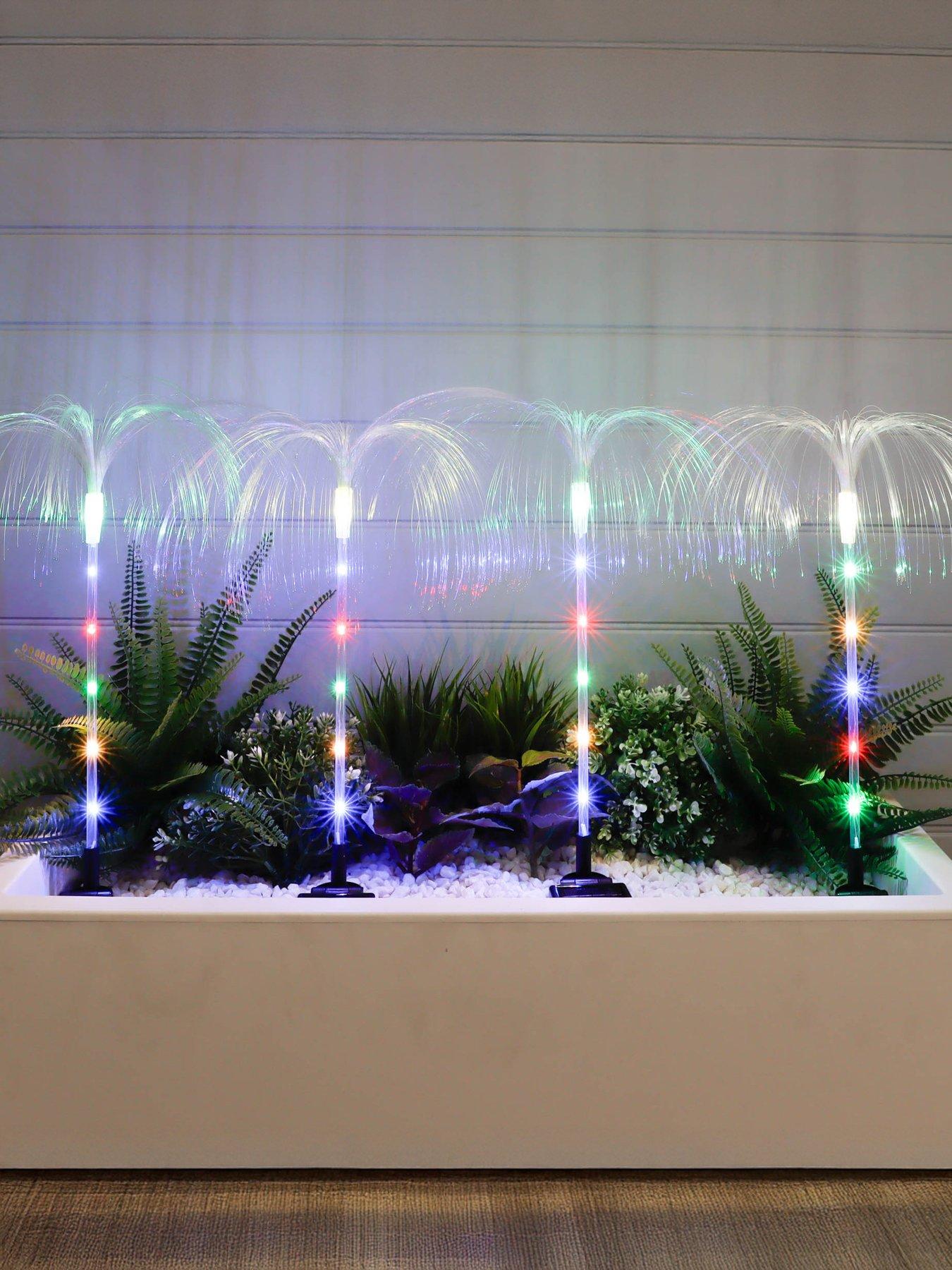 undefined Solar Jellyfish Stake Lights (Pack of 4)