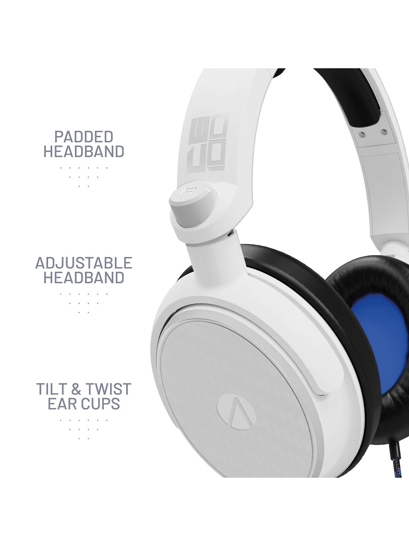 Image 4 of 7 of Stealth Gaming Headset for XBOX, PS4/PS5, Switch, PC - White &amp; Blue