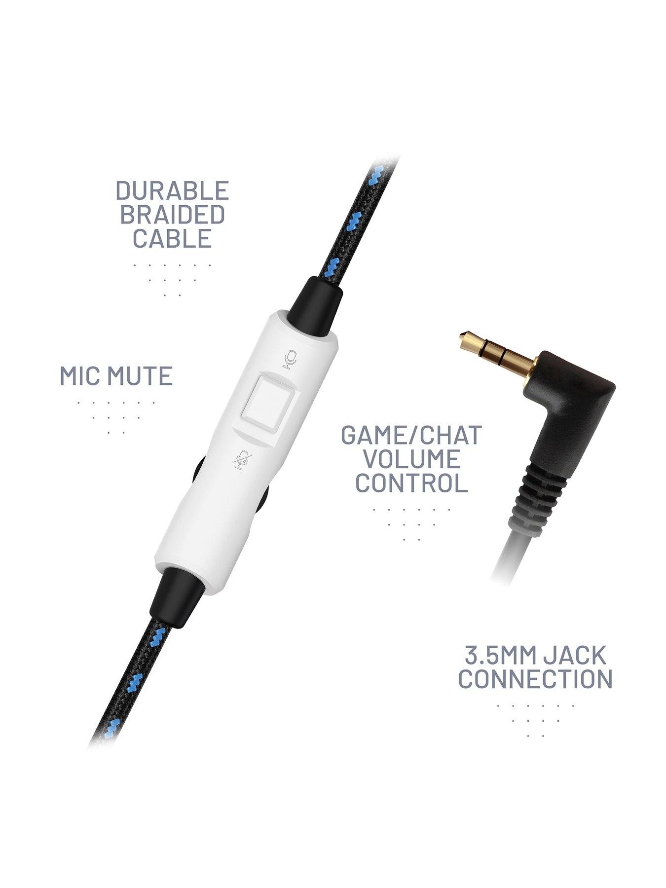 Image 5 of 7 of Stealth Gaming Headset for XBOX, PS4/PS5, Switch, PC - White &amp; Blue