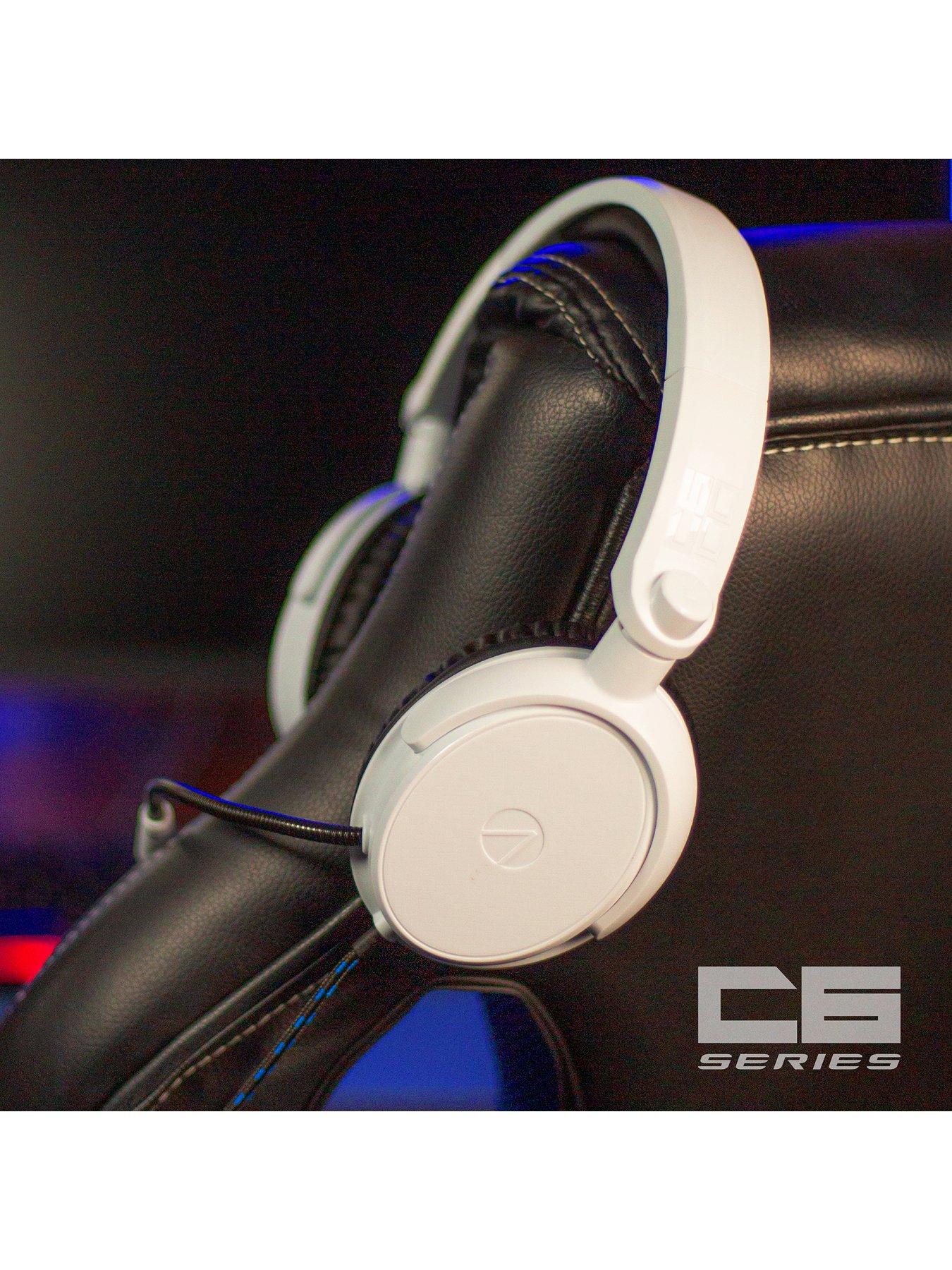 Image 6 of 7 of Stealth Gaming Headset for XBOX, PS4/PS5, Switch, PC - White &amp; Blue