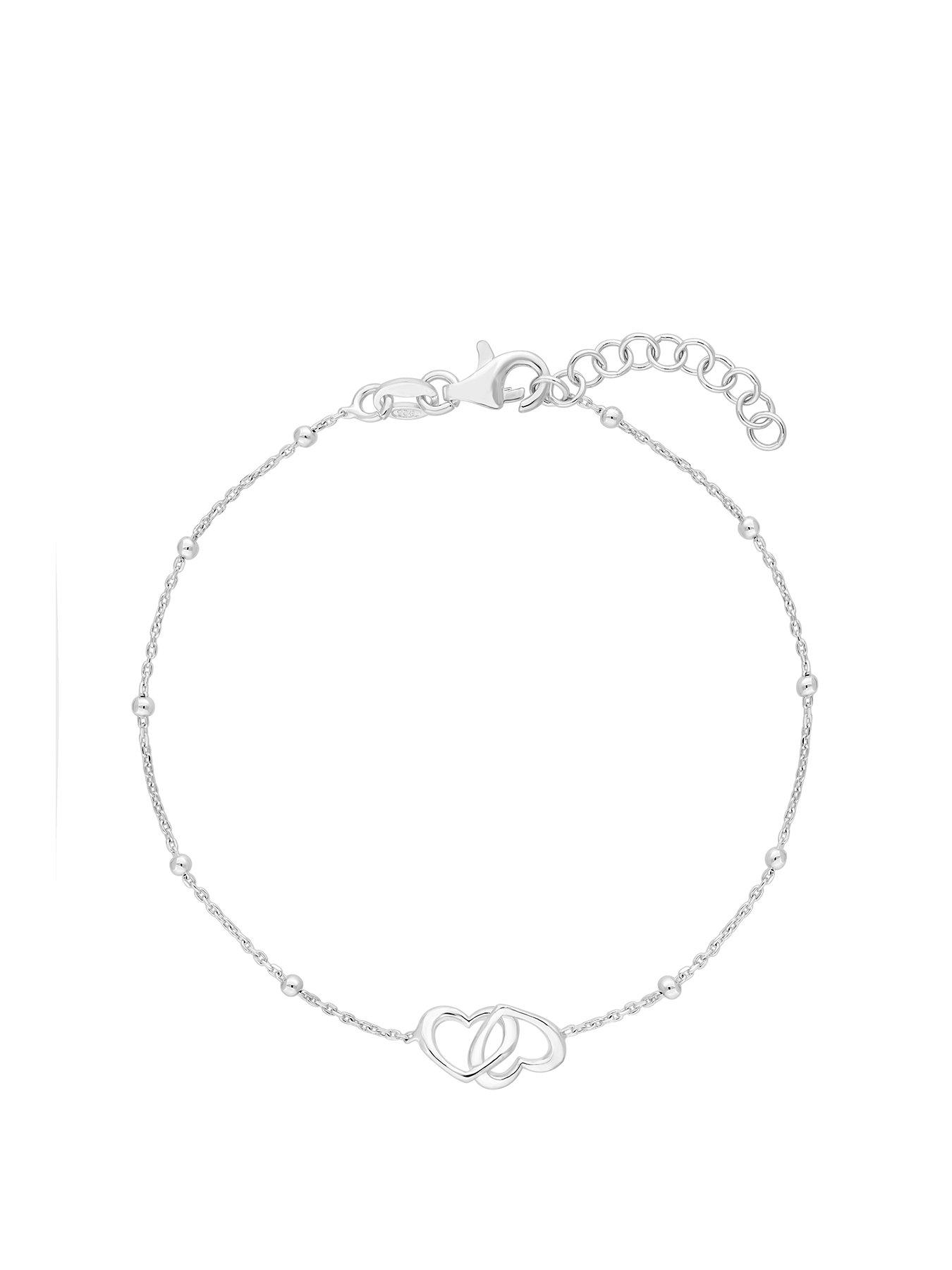 simply-silver-sterling-silver-925-interlink-heart-bracelet