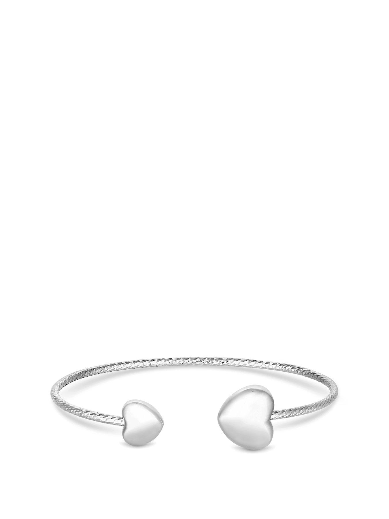 simply-silver-sterling-silver-925-puff-heart-cuff-braceletfront