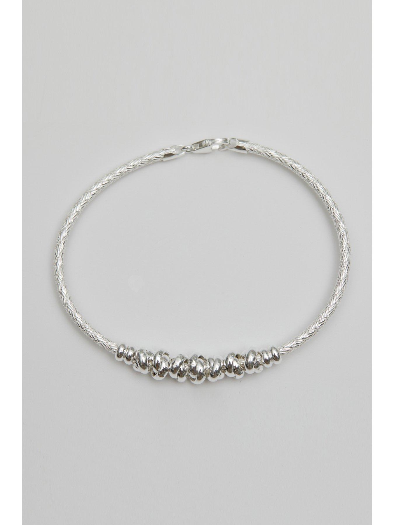 simply-silver-sterling-silver-925-love-knot-textured-bangle-braceletback