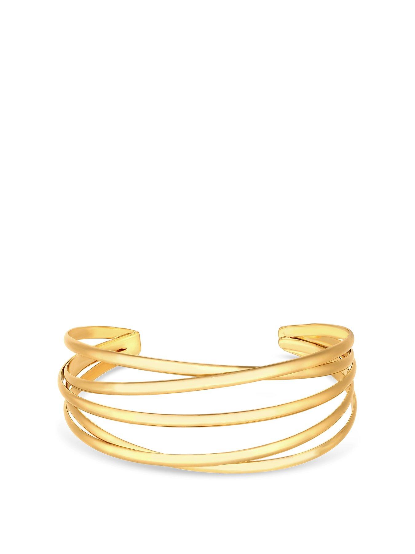 jon-richard-gold-plated-polished-weave-cuff-bangle-bracelet