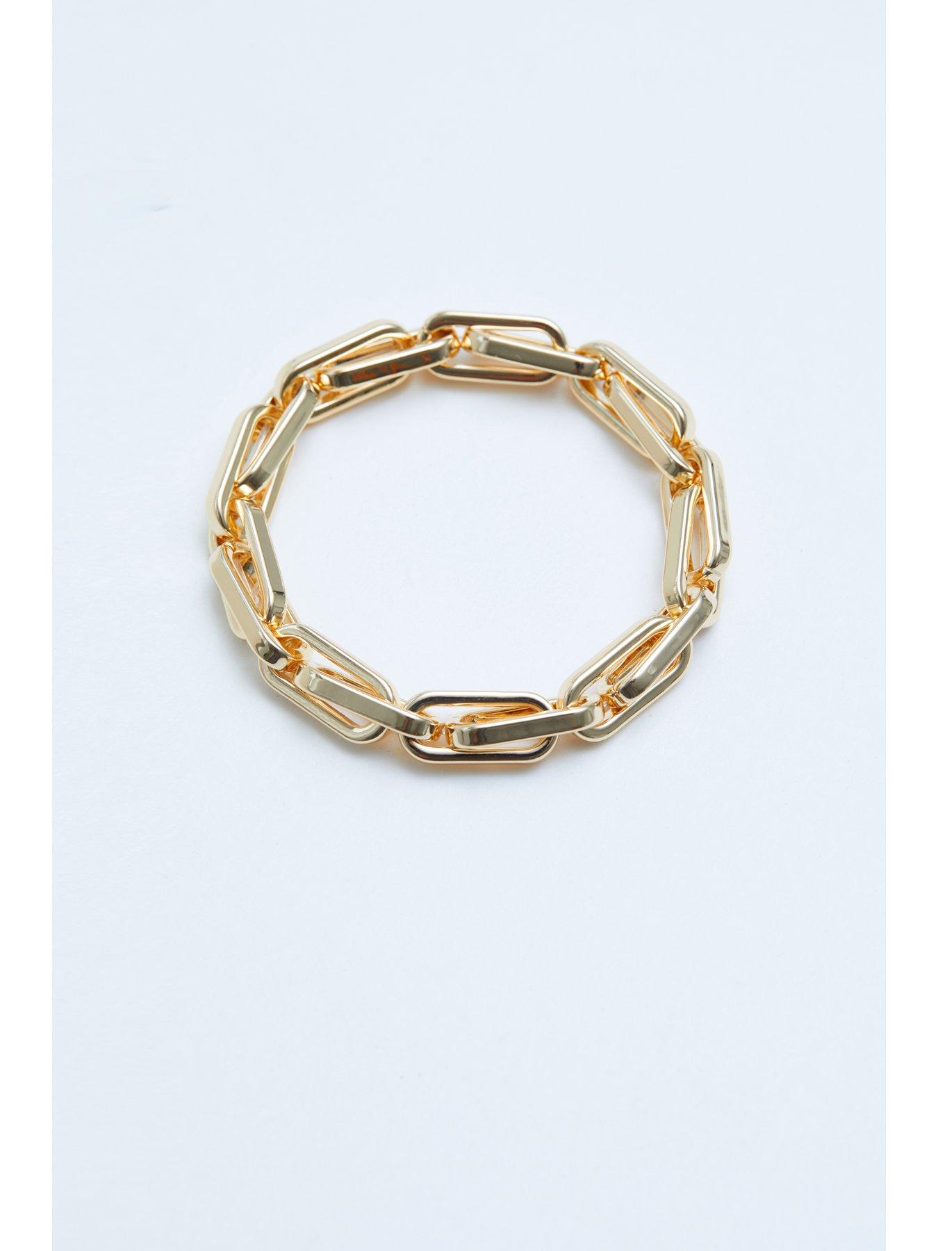 jon-richard-gold-plated-polished-chain-stretch-braceletoutfit