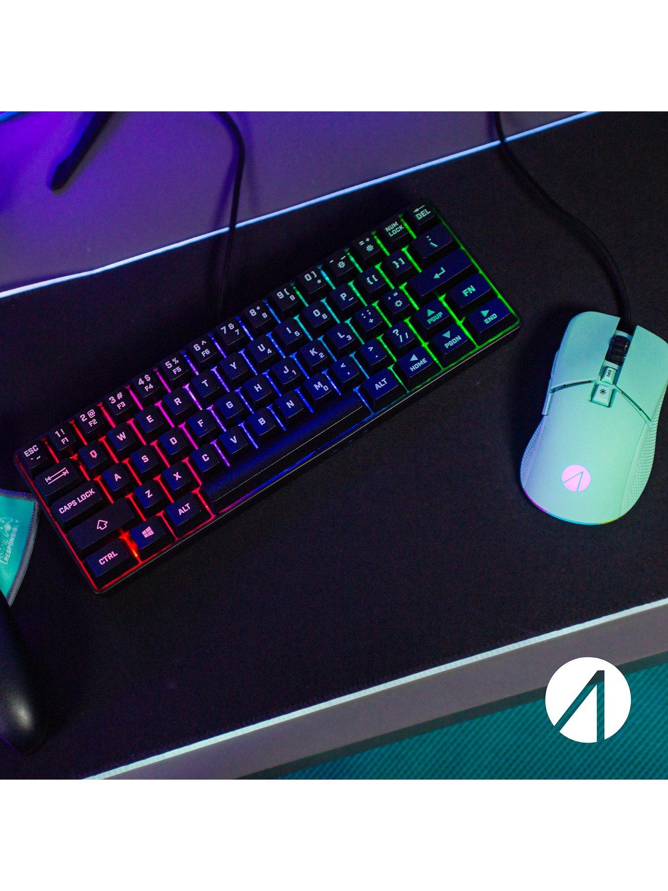 Stealth LED Light Up Mini Gaming Keyboard - Black | Very Ireland