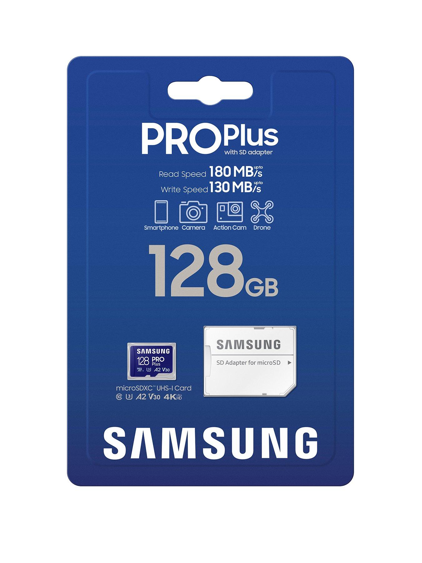 Image 1 of 5 of Samsung PRO Plus 128GB microSD with Adapter