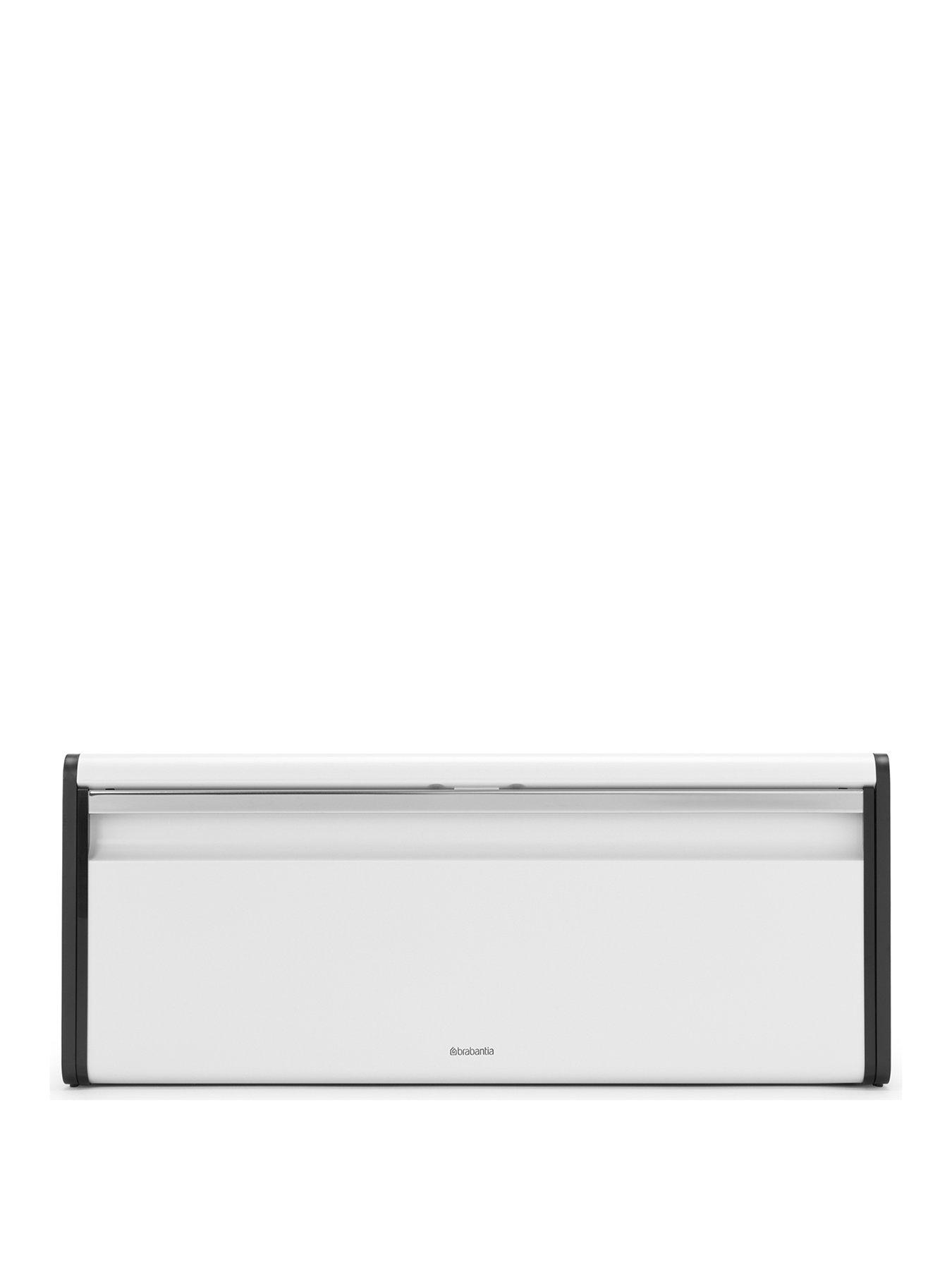 undefined Fall Front Bread Bin in White