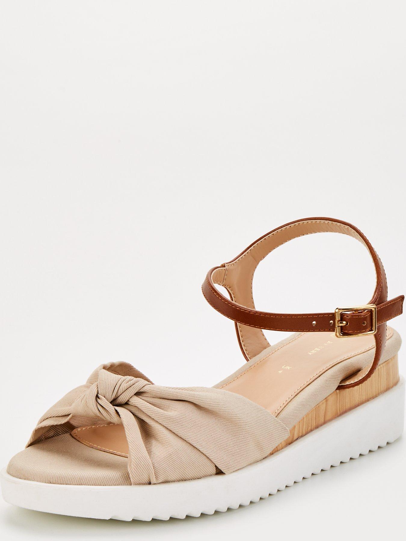 v-by-very-knot-front-wedge-sandal-beigestillFront