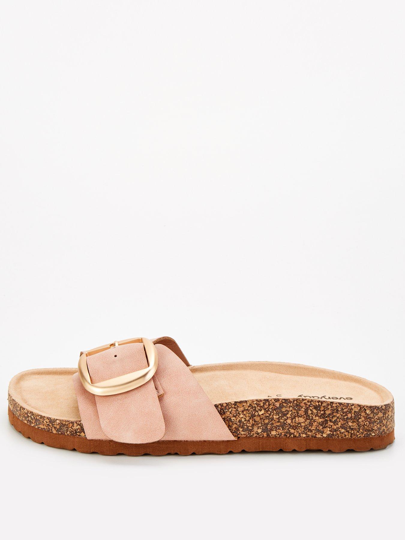 everyday-buckle-footbed-sandal-pinkstillFront