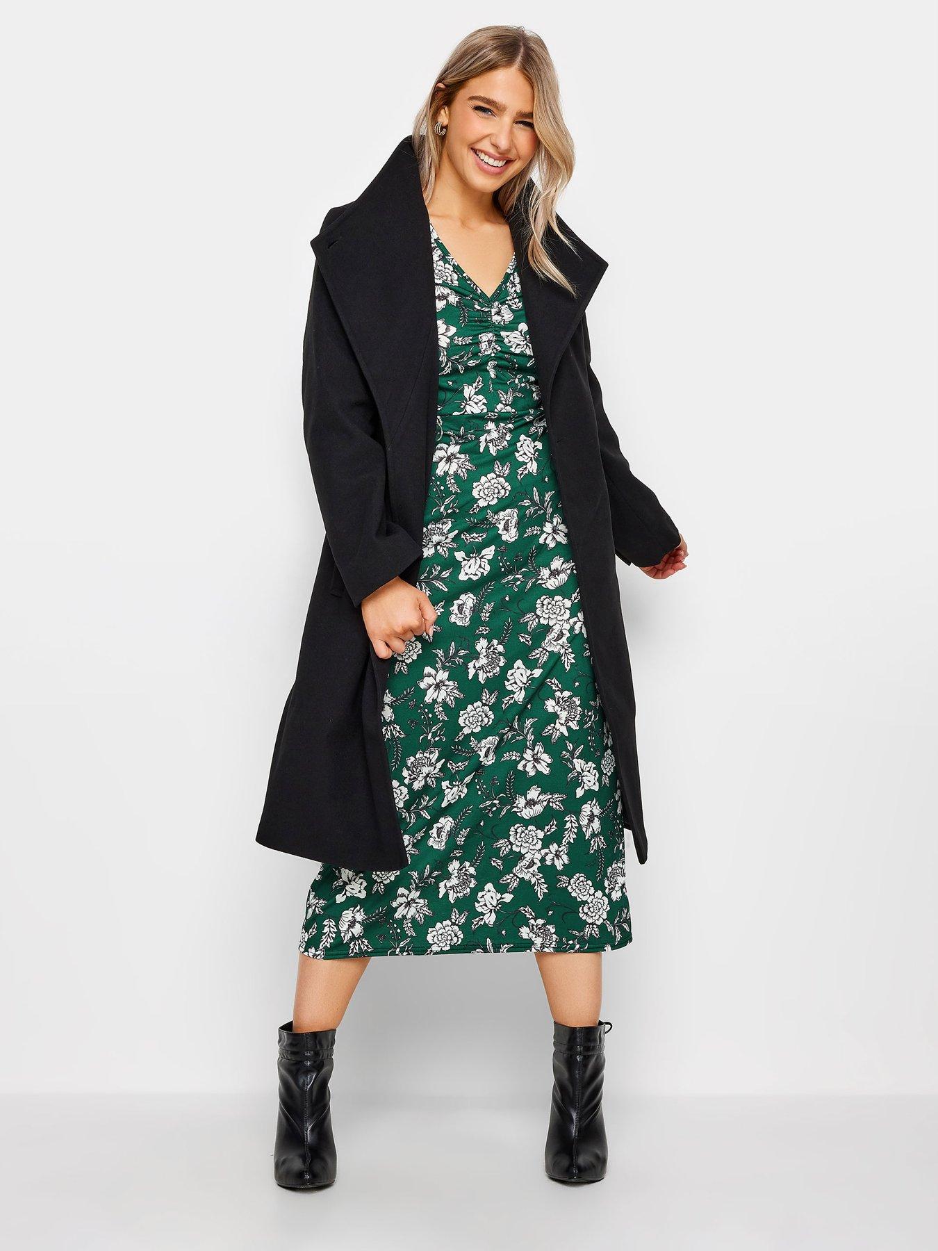 mco-gathered-v-neck-midi-dress-greenback